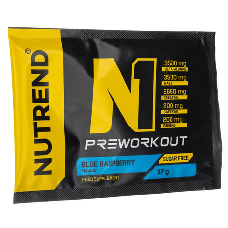 Nutrend N1 Preworkout, Blue Raspberry - 17 g