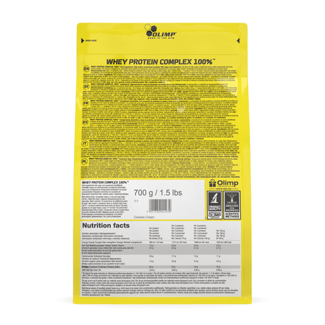 Olimp 100% Whey Protein Concentrate, Cookies Cream - 700 g