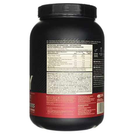 Optimum Nutrition Gold Standard 100% Whey Protein, Cookies & Cream - 896 g