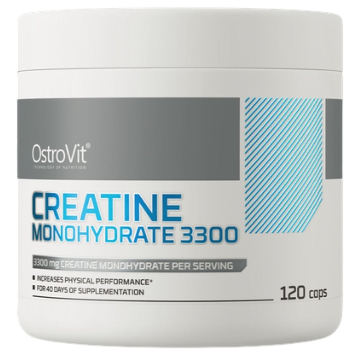 OstroVit Creatine Monohydrate 3300 mg - 120 Capsules