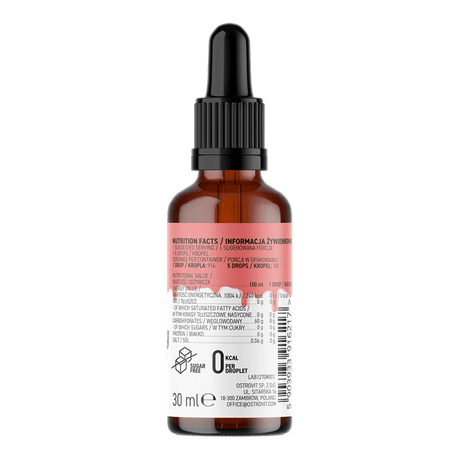 OstroVit Flavour Drops Strawberry - 30 ml