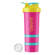 OstroVit Shaker Premium, Yellow-Pink - 450 ml