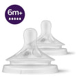Philips Avent Responsive Natural Soother with Extra-Fast Flow - 2 Pieces