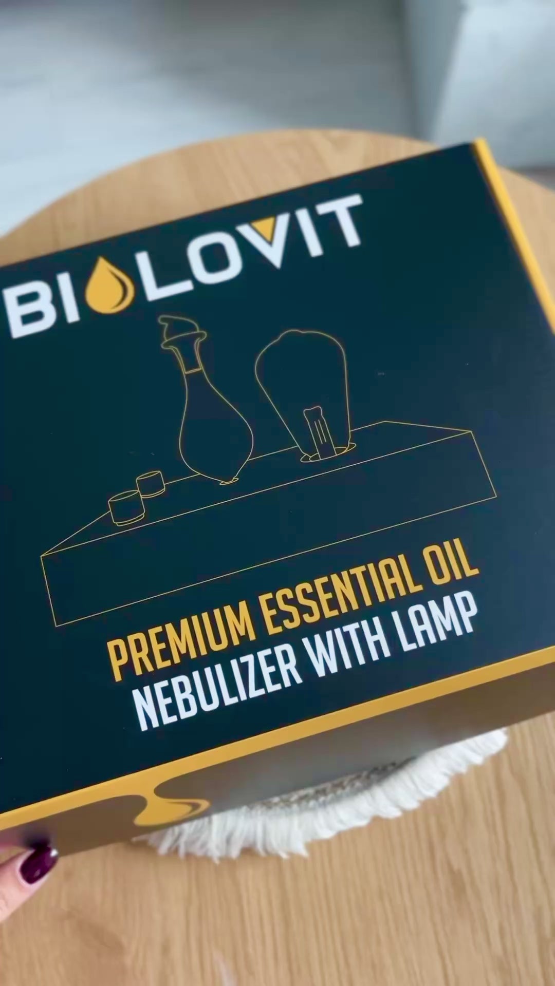 Bilovit Esenciální olejový nebulizér s baňkou
