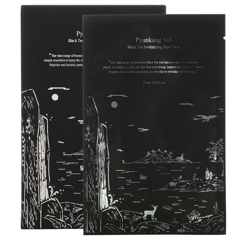 Pyunkang Yul Black Tea Revitalizing Mask - 10 Pieces