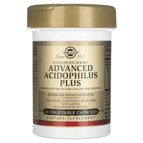 Solgar Advanced Acidophilus Plus - 60 Veg Capsules