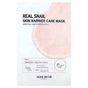 Some By Mi Real Snail Skin Barrier Care Sheetmask - 20 g