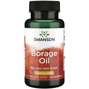 Swanson Borage Oil - 60 Softgels