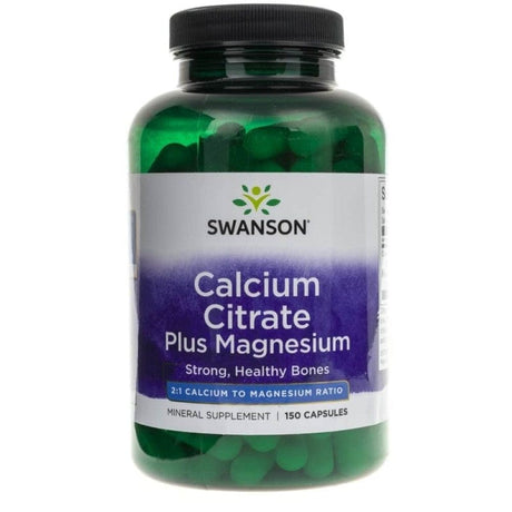 Swanson Calcium Citrate plus Magnesium - 150 Capsules