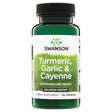Swanson Turmeric, Garlic & Cayenne - 60 Capsules