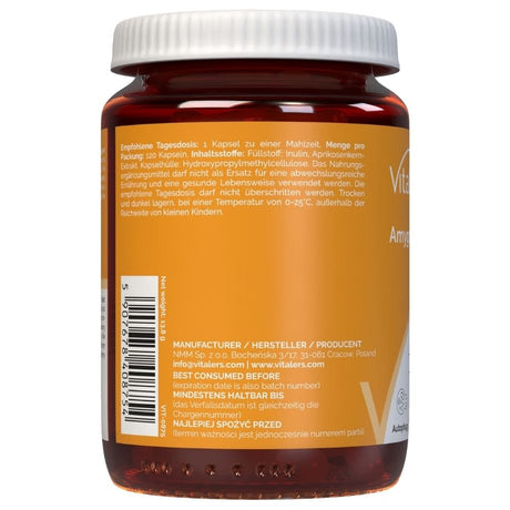 Vitaler's Amygdalin (Vitamin B17) 4 mg - 120 Capsules