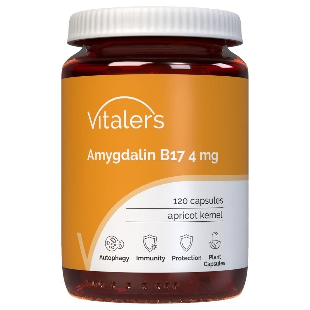 Vitaler's Amygdalin (Vitamin B17) 4 mg - 120 Capsules