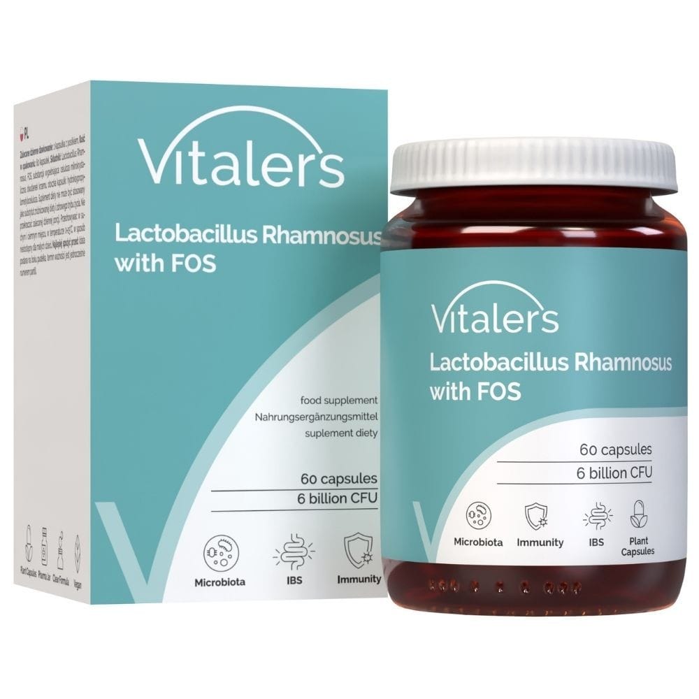 Vitaler's Lactobacillus Rhamnosus with FOS (Probiotic) - 60 Capsules