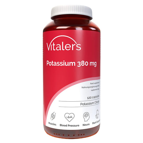 Vitaler's Potassium Citrate 380 mg - 120 Capsules