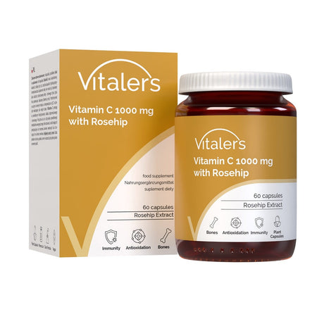 Vitaler's Vitamin C with Rosehip 1000 mg - 60 Capsules