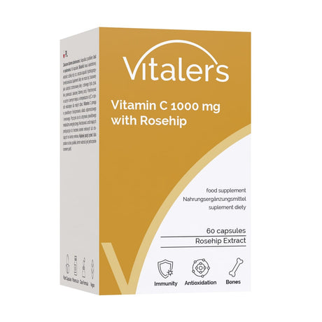 Vitaler's Vitamin C with Rosehip 1000 mg - 60 Capsules
