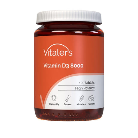 Vitaler's Vitamin D3 8000 IU - 120 Tablets