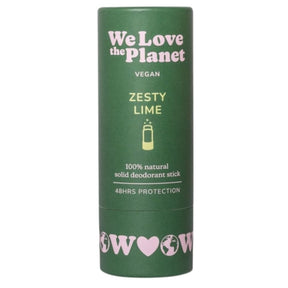 We Love The Planet Zesty Lime Deodorant Stick - 40 g