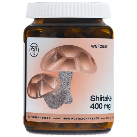 Wellbear Shiitake 400 mg - 60 Capsules