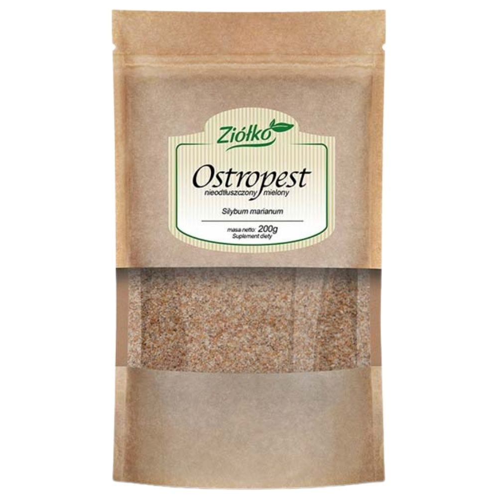 Ziółko Milk Thistle, Ground, Non-Defatted - 200 g