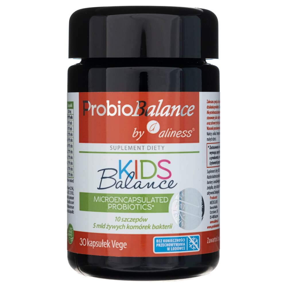 Aliness ProbioBalance Kids Probiotics & Prebiotics - 30 Veg Capsules