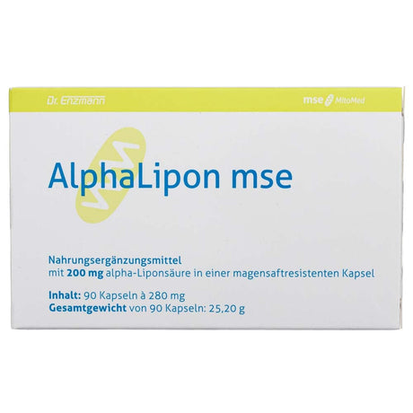 Dr Enzmann MSE Alpha Lipoic Acid 200 mg - 90 Capsules