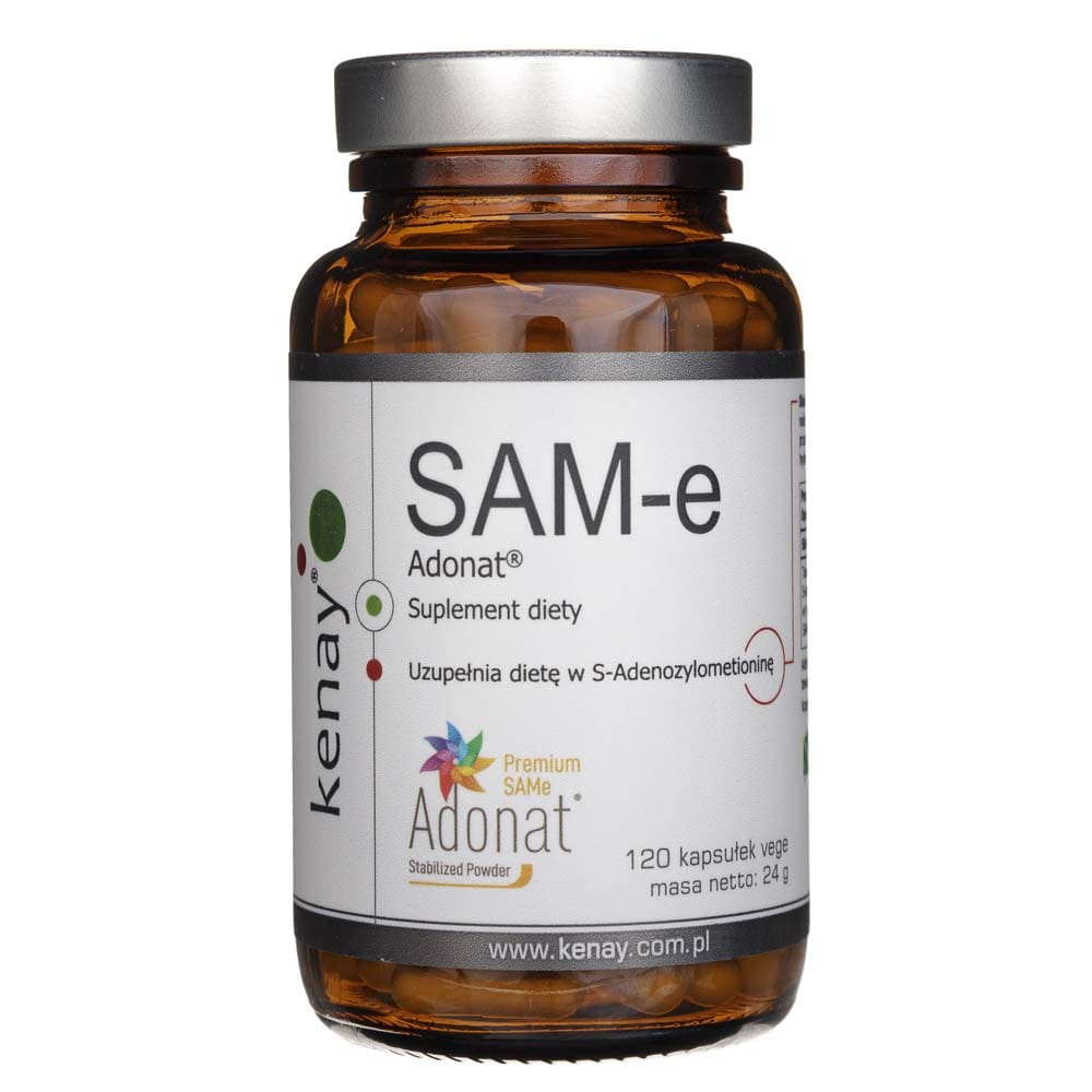 Kenay SAM-e S-Adenosyl-L-Methionine - 120 Capsules