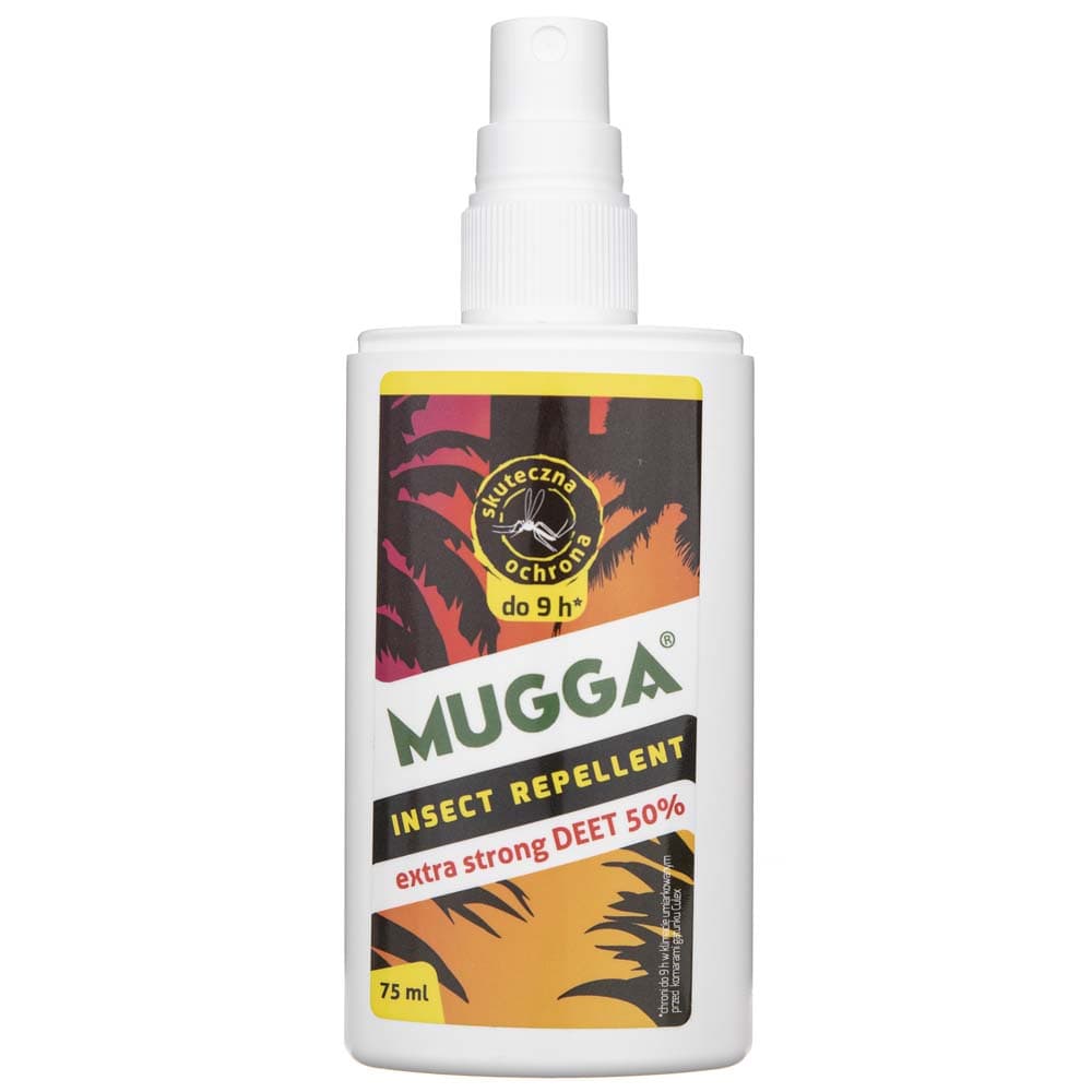 Mugga Spray 50% DEET, insect repellent - 75 ml