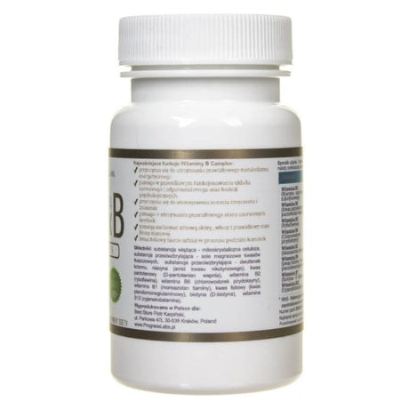 Progress Labs Vitamin B Complex - 120 Tablets