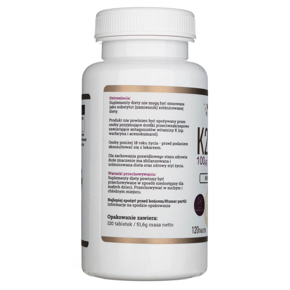 Progress D Tablet Progress Labs Vitamin K2 MK-7 z Natto 100 mcg - 120 tablet – Medpak