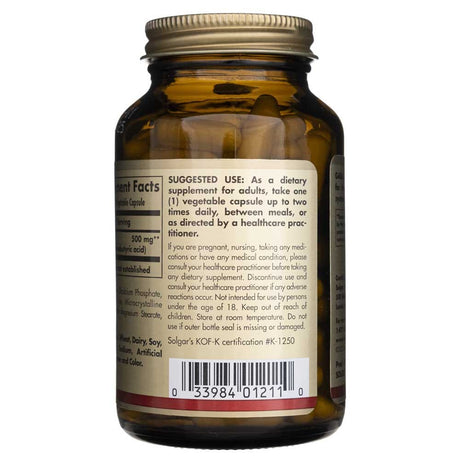 Solgar GABA 500 mg - 100 Veg Capsules