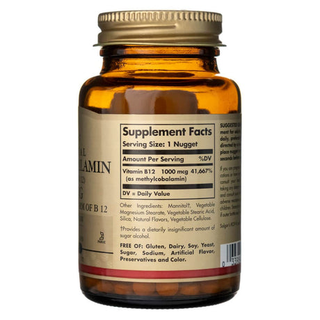 Solgar Sublingual Methylcobalamin 1000 mcg - 60 Tablets