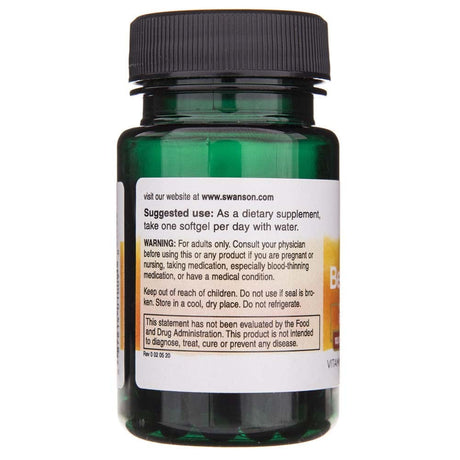 Swanson Beta-Carotene 10000 IU - 100 Softgels