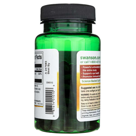 Swanson Beta-Carotene 10000 IU - 250 Softgels