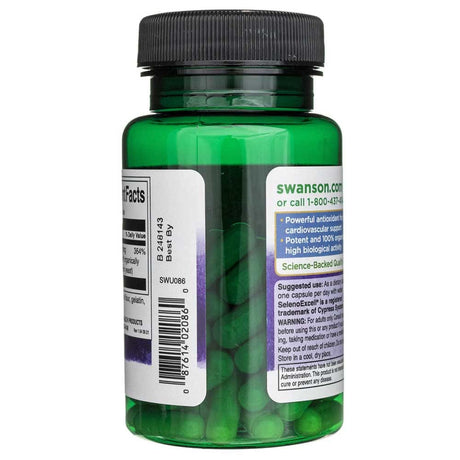 Swanson SelenoExcell Selenium 200 mcg - 60 Capsules