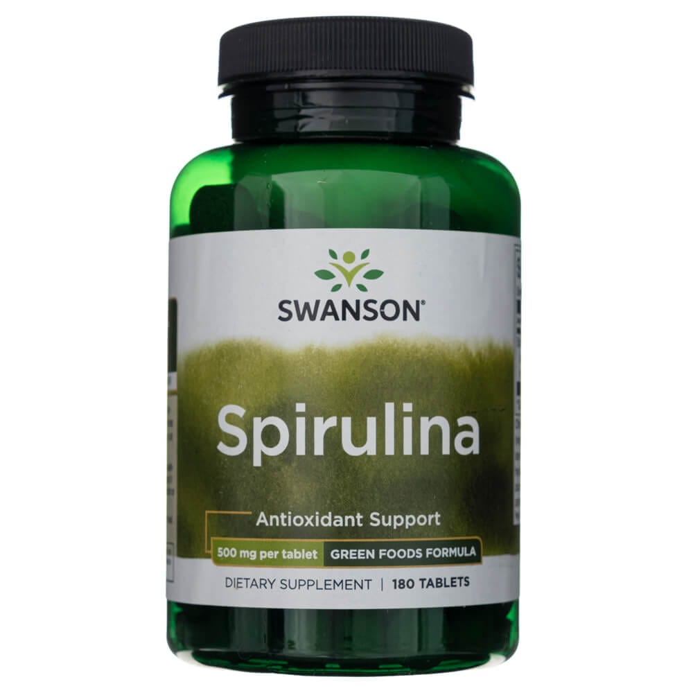 Swanson Spirulina 500 mg - 180 Tablets